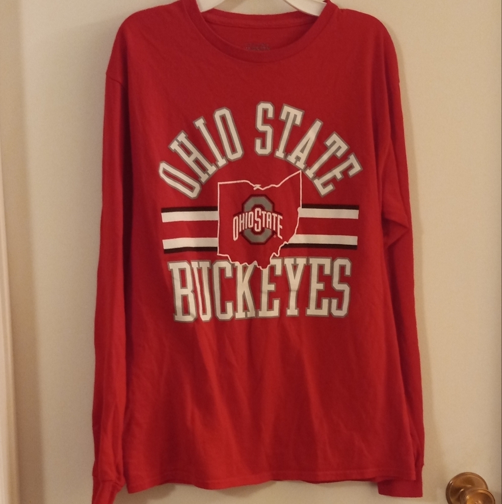Ohio State Varsity Authentic Apparel,Ohio State Buckeyes Long Sleeve T. Men's M.